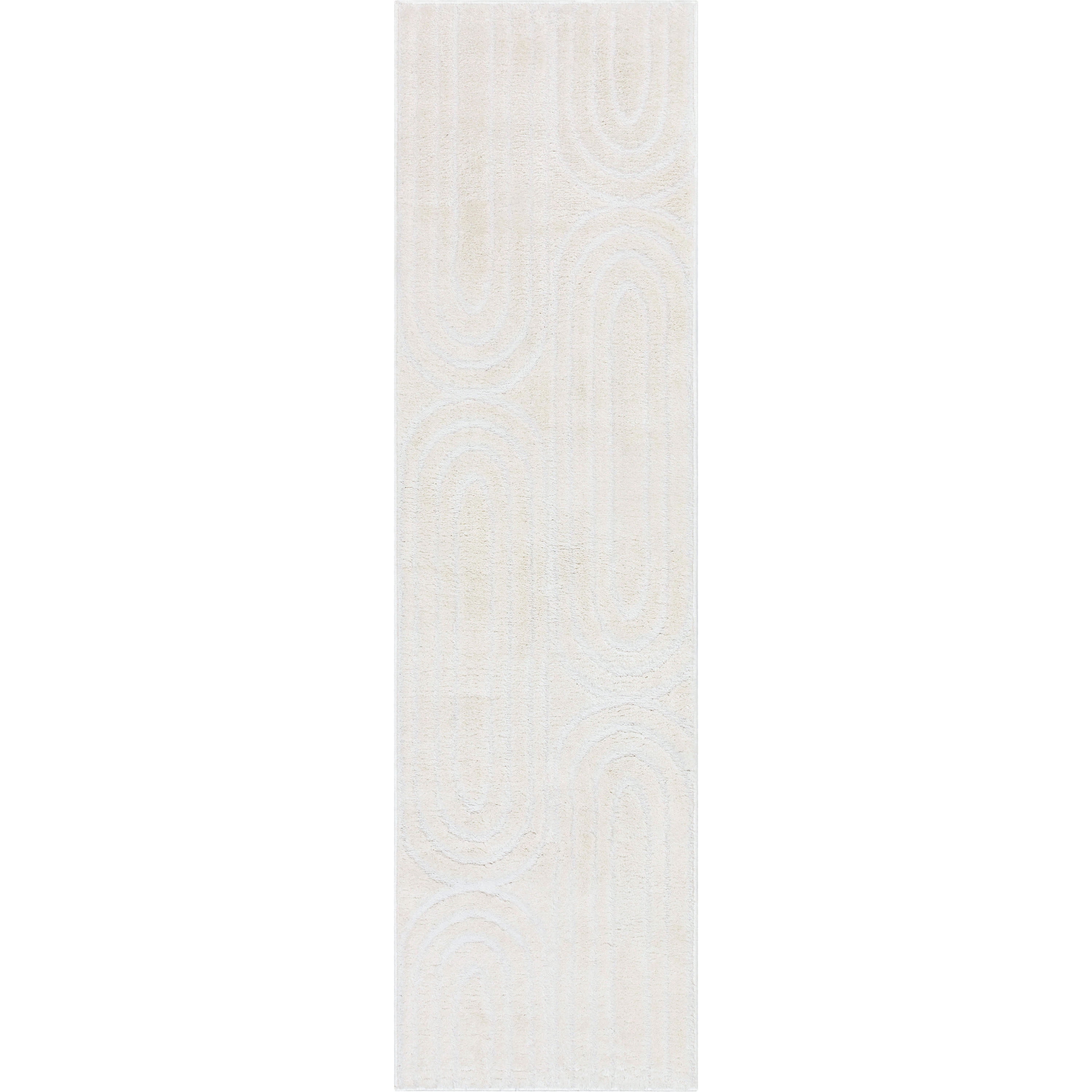 Well Woven Feliz Boho Rainbow Modern Geometric Ivory 2' x 7'3" Runner Rug