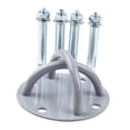 thumbnail image 1 of Colaxi Ceiling Wall Mount Bracket 12x6cm Versatile Accessory with M10 Screws Metal for Gym Sports Training Simple Assembly Sturdy 1Pc, 1 of 8