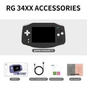 Anbernic RG34XX Handheld Game Consoles,32+64G Card,3500mAh Battery,Support HD TV Output Black