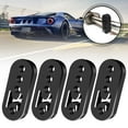 thumbnail image 2 of 4pcs 4 Hole Exhaust Pipe Hanger Rubber Exhaust Mount Bracket Shock Absorbent Heat-Resisting Exhaust Insulator Muffler Hanger  Car Exhaust Silencer Mount for Most Vehicles, 2 of 9