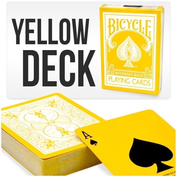 Yellow Bicycle Playing Cards Deck