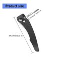 thumbnail image 3 of Titaniums Alloy Knifee Back Clip Pocket Clamps Folding Knifee Grip DIY Making Accessories Parts Rose Gold, 3 of 5