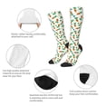 thumbnail image 3 of Balery Cute Carrot Calcetines novedosos Calcetines deportivos Calcetines hasta la rodilla Calcetines de algodón Calcetines originales y geniales, 3 of 6