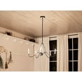 thumbnail image 4 of 5 Light Medium Chandelier In Homestead Style-16.5 Inches Tall And 31.25 Inches Wide-Anvil Iron Finish    -Traditional Installation Kichler Lighting, 4 of 11