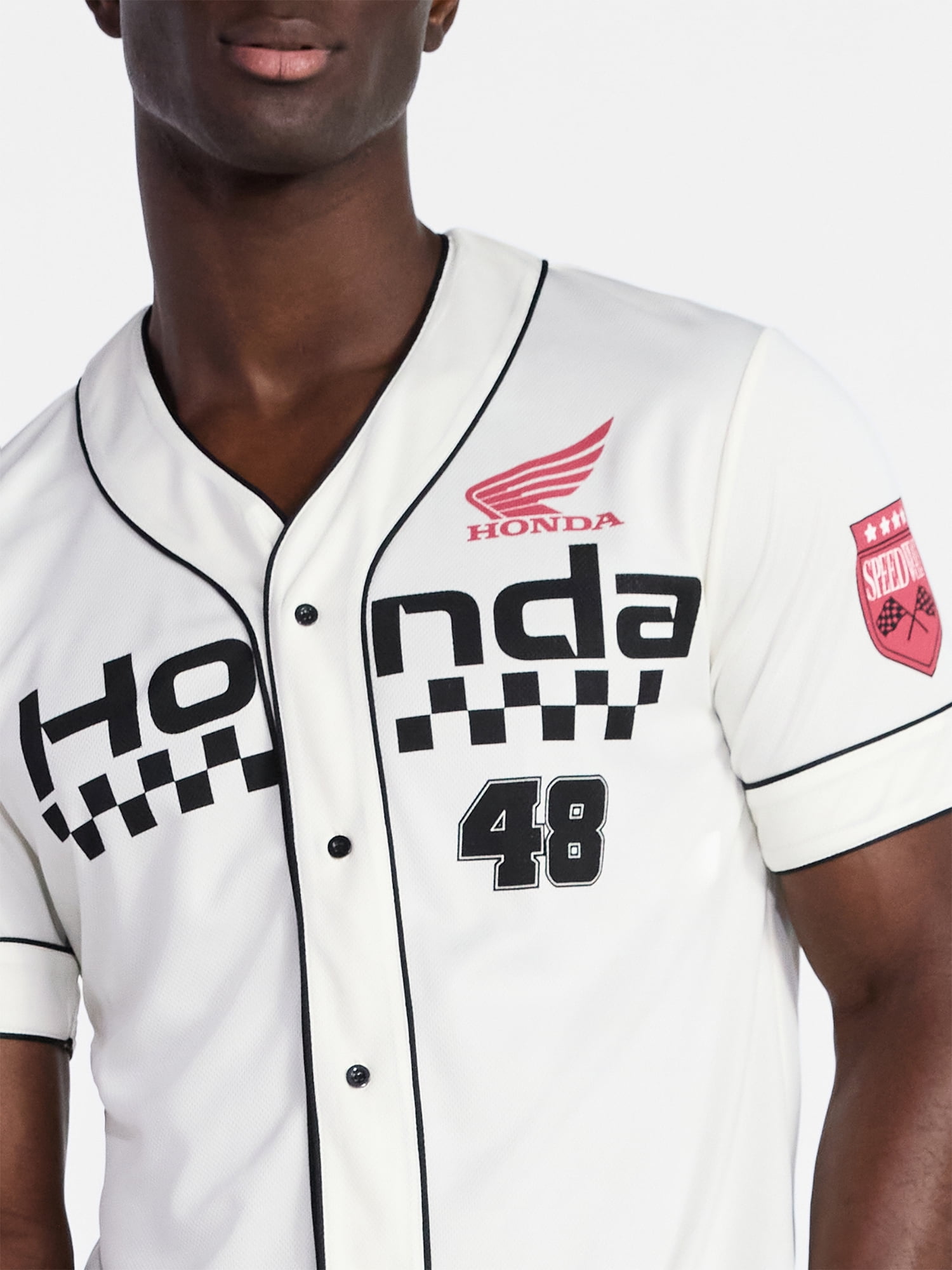 Honda Men's and Big Men's Baseball Jersey, Sizes XS-3XL - Walmart.com