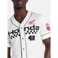 thumbnail image 4 of Honda Men's and Big Men's Baseball Jersey, Sizes XS-3XL, 4 of 6