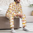 thumbnail image 7 of Pofeuu Hot Dog Print Men's Long Sleeve Pajama Set Pijamas Para Hombres Pijamas Para Hombres Mens Pajamas Set-Large, 7 of 7