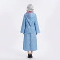 thumbnail image 5 of Women Cosplay Costume Fairy Grandmother Cloak Dress for Halloween Carnival Party Dress Up Show Stage Performance Role Play Outfit with Magic Wand Pattern, 5 of 5