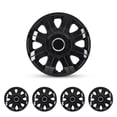 thumbnail image 5 of (4 Pack)16 inch Universal Wheel Rim Cover Hubcaps Snap on Car Truck Fit R16 Tire-Black Lacquer, 5 of 12