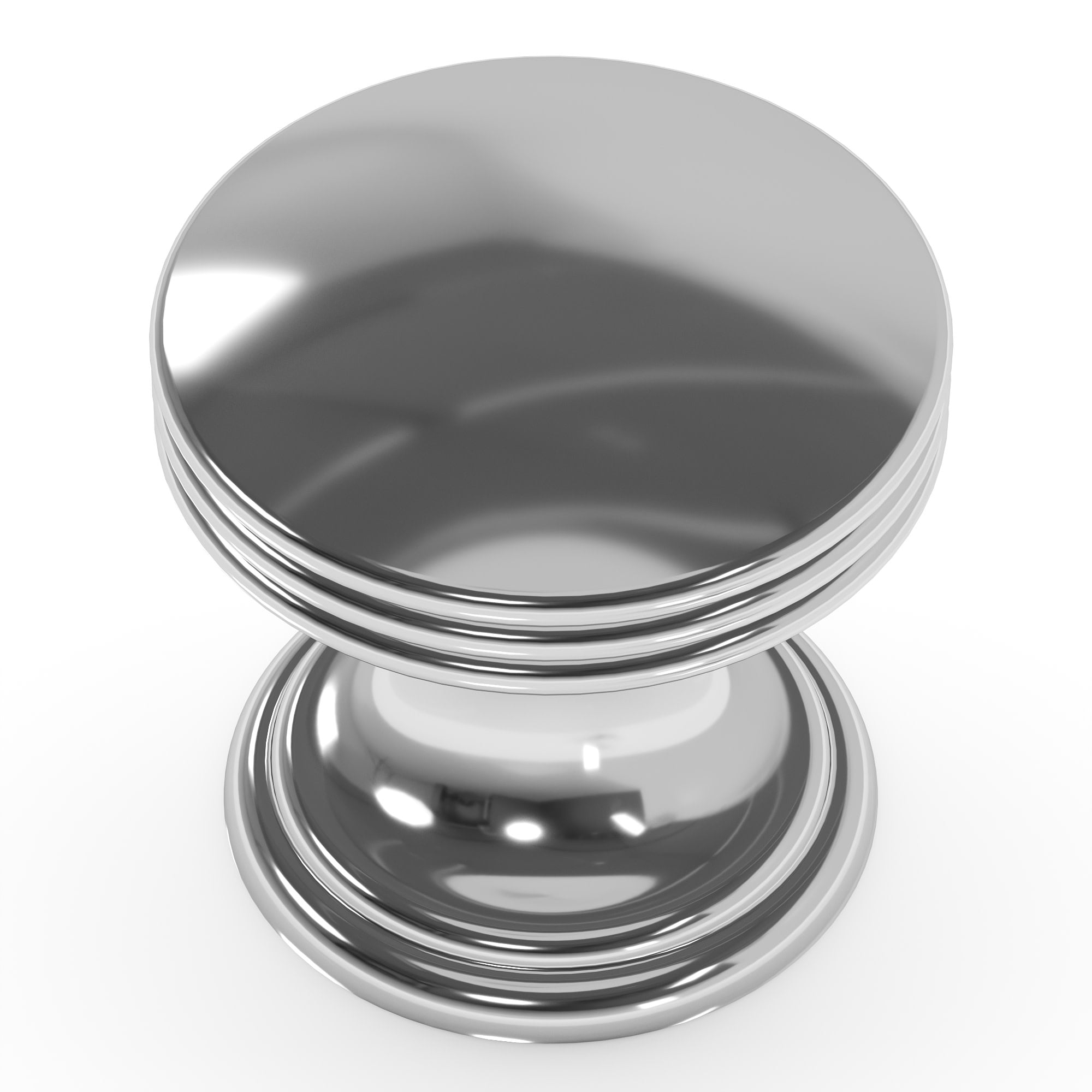Hickory Hardware American Diner 1 Inch Diameter Chrome Cabinet Knob P2140-CH
