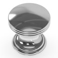 thumbnail image 6 of Hickory Hardware American Diner 1 Inch Diameter Chrome Cabinet Knob P2140-CH, 6 of 7