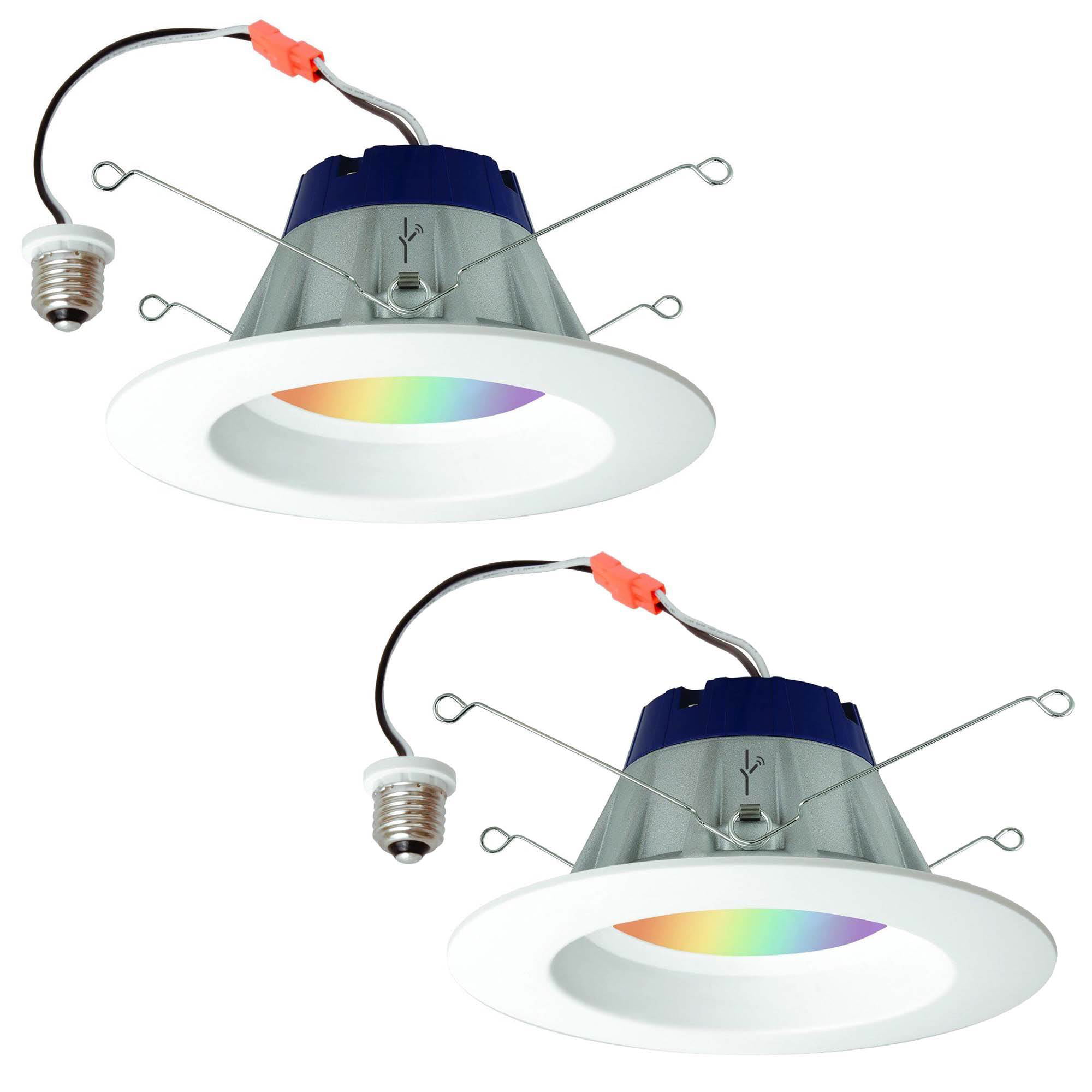 Sylvania Lightify 65W LED Smart Home 2700-6500K Color/White WIFI Light Bulb 2 PK 