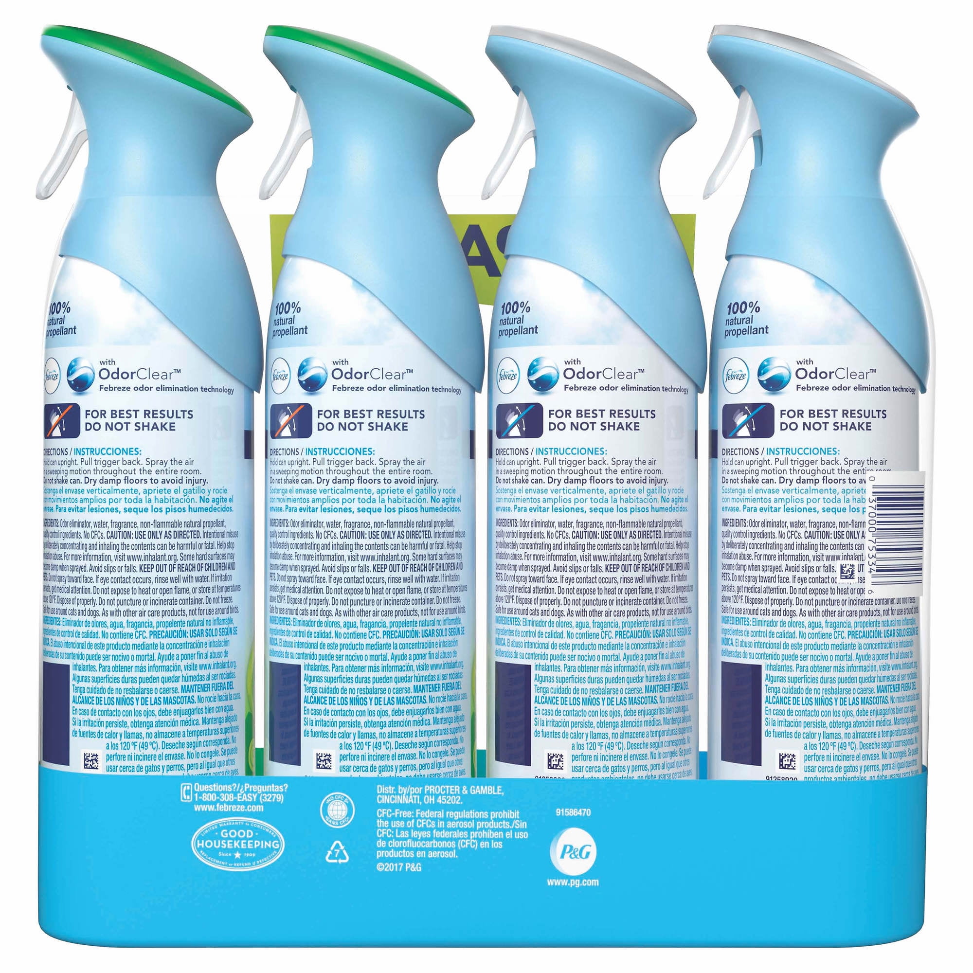 AIR Freshener Variety Pack, 4 pk./8.8 oz.