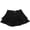 X1 Black, variant on Krdevn Girls High Waist Denim Tiered Skirt, Elastic Waist Ruffled Hem Summer Skort, Kids Casual Pleated Mini Skirt,Black