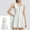 White, variant on ZZwxWA Womens Tennis Dress with Built in Shorts and Padded Bra Zipper Athletic Gym Workout Golf Dresses Sleeveless Casual Mini Dress