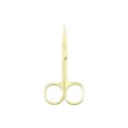 thumbnail image 1 of Vogacara Alicates para cutículas de uñas Tijeras de acero inoxidable Galvanoplastia Recortadora de cejas plantillas de cejas chapado en oro Vogacara CE011500-02, 1 of 6