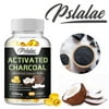 Pslalae Activated Charcoal Capsules 1200mg -Highly Absorbent, Relieve Gas and Bloating(30/60/120pcs)