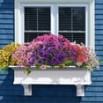 thumbnail image 2 of 6 Bundles Artificial Flowers, Outdoor Indoor UV Resistant Fake Flowers No Fade Faux Plastic Plants Garden Porch Window Box Decoration, 2 of 10
