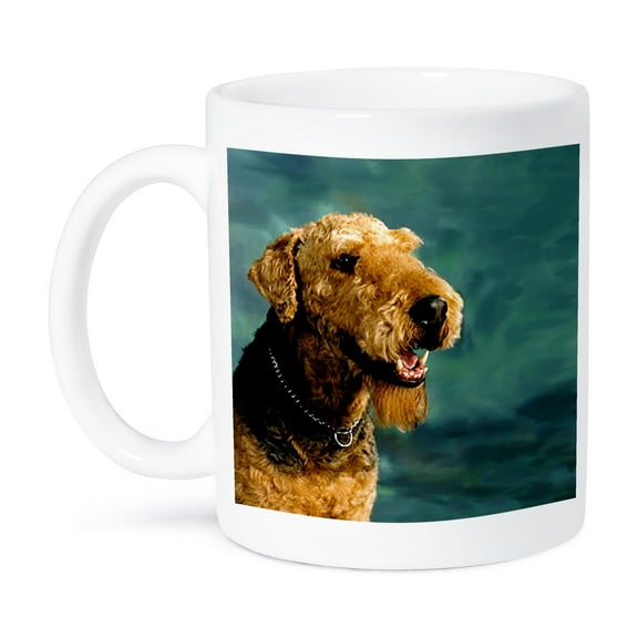 3dRose, Airedale Terrier, 15oz Mug