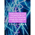 thumbnail image 2 of ArtsyQuotes 19x24 Black Ornate Wood Framed with Double Matting Museum Art Print Titled - Zig Ziglar Quote: Everything in Life, 2 of 4