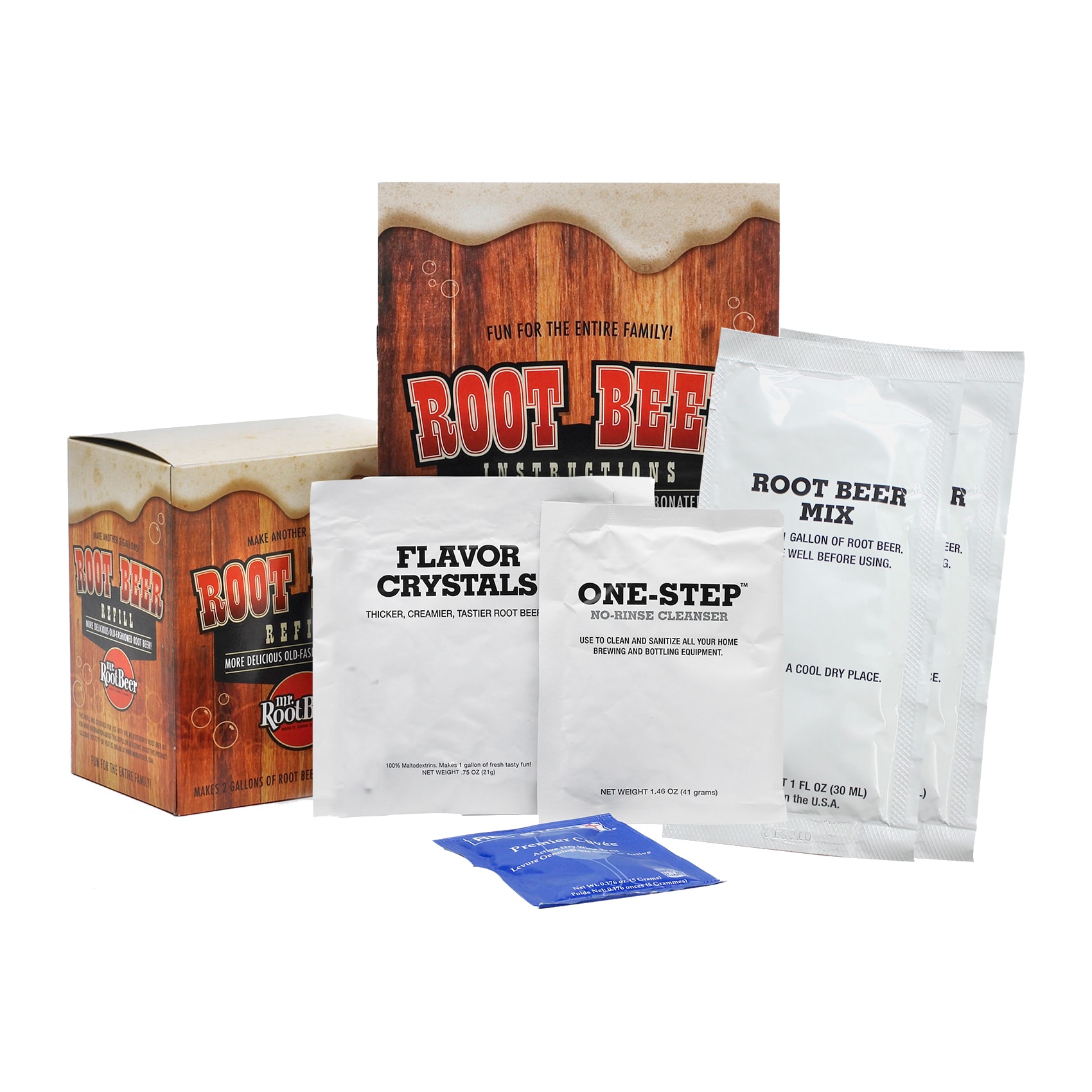 Mr. Root Beer Refill Pack, Easily Brew More Premium, Gourmet Root Beer with Your Mr. Root Beer Kit, Makes 2 Gallons - image 2 of 2