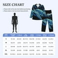 thumbnail image 6 of Bingfone Men'S Pajama Set 2 Piece Loungewear Pjs, Long Sleeve With Pajama Pants-Ocean Turtle, 6 of 9