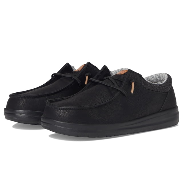 HeyDude Kids Paul Classic Zapatillas Slip-On Negras para Niños Talla 7