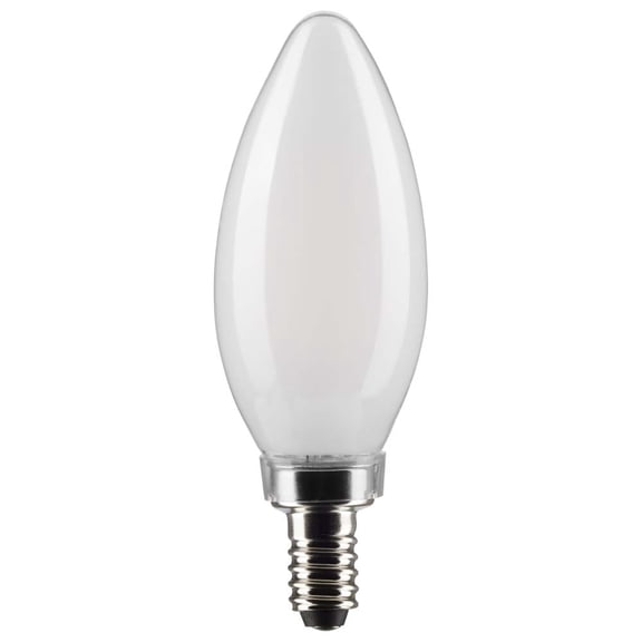 Satco 3w B11 LED 2700K Candelabra Base Frosted Dimmable - 25w equiv