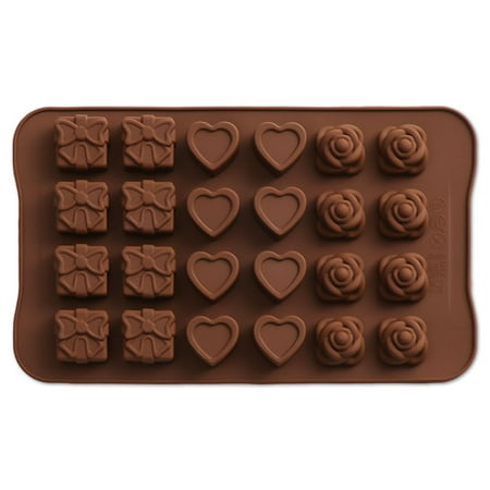 

Baking Tool Handmade DIY Craft Cake Making Rose Hearts Silicone Mould Christmas Chocolate Mold Wax Melts Ice Tray