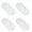 White, variant on 4 Pack OHLGT Inline Cord Switch On/Off Lamp Control Appliance Switch AC120V 10A, 250V 6A Suitable for Appliance or Bedroom Table Lamp Desk, etc（White）