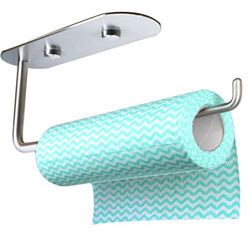 Under Paper Towel Holder Self Adhesive Wall Mount Kitchen Paper