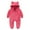 11Red, variant on Hicidod Fleece Baby Pajamas Bear Hooded Zipper Jumpsuit Romper Fashion Solid Color Long Sleeve Bodysuit Gender Neutral