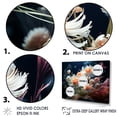 thumbnail image 3 of Designart "Lively Delights In White Flowers" Flowers Canvas Art Print, 3 of 7