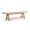 Heritage Light Natural Brown, variant on Hawthorne 72” Reclaimed Elm Trestle Dining Bench Heritage Light Natural Brown