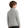 thumbnail image 2 of Moggemol Chandail d'Hiver Chaud pour Petits Garçons Col Roulé Ajusté Gris 110, 2 of 7