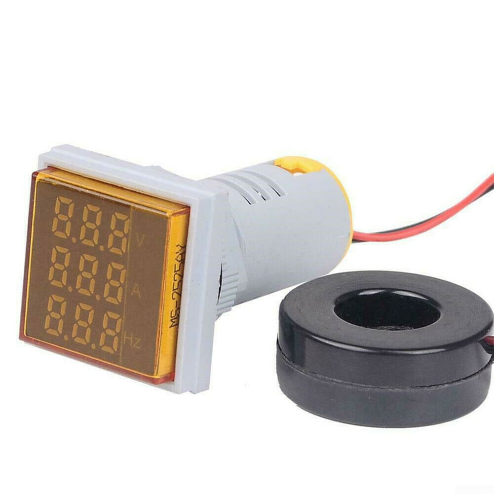 Dual LED Voltmeter Ammeter Gauge Voltage Meter AC 50-500V 0-100A Hot 