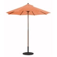 thumbnail image 1 of Galtech International 12141 7.5 ft. Caf Style & Manual Lift Threaded Coupling Melon Sunbrella, 1 of 1
