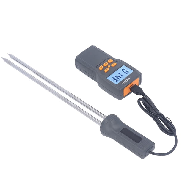 Medidor de humedad, medidor de humedad Probador de humedad de grano portátil Sensor de humedad de grano Verdadera excelencia
