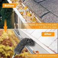 thumbnail image 2 of 2Pcs Gutter Cleaning Brush Roofing Tool with Telescopic Extendable Pole 8.2Ft Guard Cleaner Tool Easy Remove Leave, 2 of 5