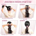 thumbnail image 2 of 4 Pieces Birds Nest Hair Clip Matte Bird Nest Shaped Hair Holder Vintage Geometric Retractable Hair Loops Expandable Ponytail Holder Hairpin Curling I, 2 of 4