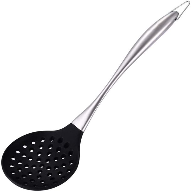 Silicona Wok Turner BPA Free 600ºF Espátula Mango de acero inoxidable 14-1/5 pulgadas para utensilios de cocina antiadherentes Vhermosa Utensilios de Cocina