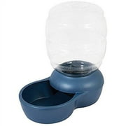 Petmate Replendish Gravity Pet Waterer with Microban for Cats and Dogs, Blue, 2.5 Gallons