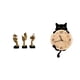 thumbnail image 1 of Estatuas de pensadores,Estatuas de pensadores,esculturas de arte abstracto para mesa,Reloj de pared,Reloj de pared decorativo para baño o dormitorio,Reloj de pared para gatos silencioso,sin, 1 of 8