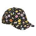 thumbnail image 6 of Picia Flower Butterfly pattern Trucker Low Profile Hat Men Women Baseball Cap Dad Hat Adjustable Unconstructed Plain Cap, 6 of 9