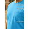 thumbnail image 2 of KingSize Men's Big & Tall The Ultra-Light Comfort Pocket Tee, 2 of 6