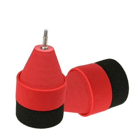 2 Pcs Archery Foam End Bow Sponge Arrow Soft Sponge Child 11X5.5X5.5CM Red