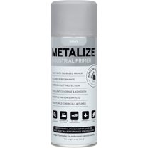 METALIZE Paints For Industry Industrial Primer, Aerosol Spray Primer - Steel Metal Iron Machinery - 1 Can (Gray Primer) 8-S-1126