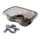 thumbnail image 4 of Lavabo para lavar el cabello, lavabo para bañera, mascota transparente alta para discapacitados, gris, 4 of 8