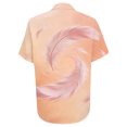 thumbnail image 5 of MEICHEN Womens Summer 3/4 Sleeve Tops Casual Collared V Neck Loose Blouse Retro Metallic Shiny T Shirts, 5 of 5