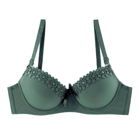 

Sngxgn Womens Bras Nursing Bras for Breastfeeding Seamless Ultra Comfort Bra Natural Shape Green S